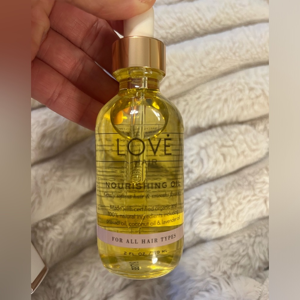 LOVE Hair Nourishing Oil 2 fl oz Organic Cruelty Free All Natural Vegan Oil - Picture 9 of 10
